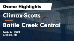 ******-Scotts  vs Battle Creek Central Game Highlights - Aug. 27, 2022