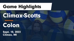 ******-Scotts  vs Colon  Game Highlights - Sept. 10, 2022