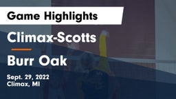 ******-Scotts  vs Burr Oak Game Highlights - Sept. 29, 2022