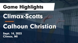 ******-Scotts  vs Calhoun Christian Game Highlights - Sept. 14, 2023