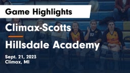 ******-Scotts  vs Hillsdale Academy Game Highlights - Sept. 21, 2023