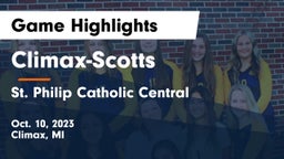 ******-Scotts  vs St. Philip Catholic Central  Game Highlights - Oct. 10, 2023