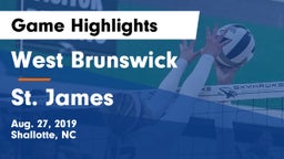West Brunswick  vs St. James Game Highlights - Aug. 27, 2019