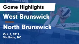West Brunswick  vs North Brunswick  Game Highlights - Oct. 8, 2019