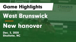 West Brunswick  vs New hanover Game Highlights - Dec. 3, 2020