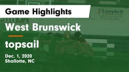West Brunswick  vs topsail  Game Highlights - Dec. 1, 2020