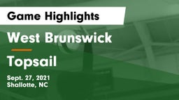 West Brunswick  vs Topsail  Game Highlights - Sept. 27, 2021