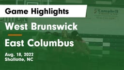 West Brunswick  vs East Columbus  Game Highlights - Aug. 18, 2022