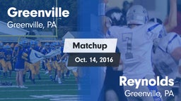 Matchup: Greenville vs. Reynolds  2016