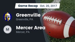 Recap: Greenville  vs. Mercer Area   2017