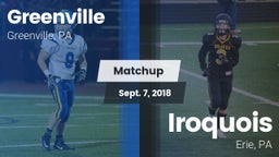 Matchup: Greenville vs. Iroquois  2018