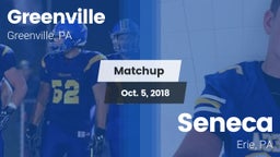 Matchup: Greenville vs. Seneca  2018