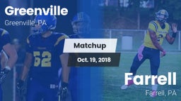 Matchup: Greenville vs. Farrell  2018