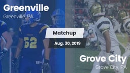 Matchup: Greenville vs. Grove City  2019