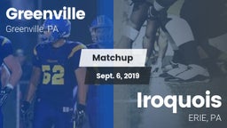 Matchup: Greenville vs. Iroquois  2019