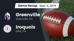 Recap: Greenville  vs. Iroquois  2019
