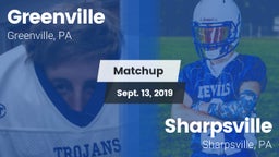 Matchup: Greenville vs. Sharpsville  2019