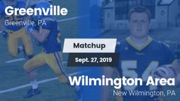 Matchup: Greenville vs. Wilmington Area  2019