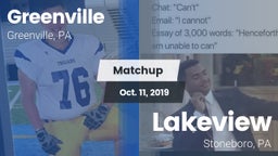 Matchup: Greenville vs. Lakeview  2019