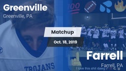 Matchup: Greenville vs. Farrell  2019