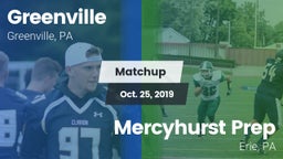 Matchup: Greenville vs. Mercyhurst Prep  2019
