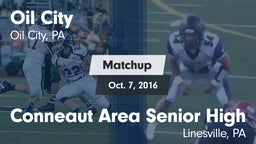 Matchup: Oil City vs. Conneaut Area Senior High 2016