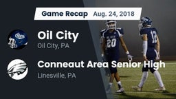 Recap: Oil City  vs. Conneaut Area Senior High 2018