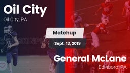 Matchup: Oil City vs. General McLane  2019