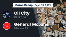 Recap: Oil City  vs. General McLane  2019