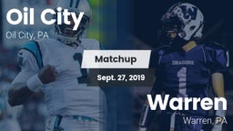 Matchup: Oil City vs. Warren  2019