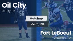 Matchup: Oil City vs. Fort LeBoeuf  2019