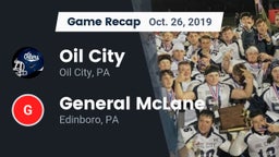 Recap: Oil City  vs. General McLane  2019