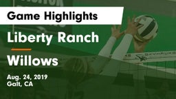 Liberty Ranch  vs Willows Game Highlights - Aug. 24, 2019