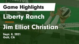 Liberty Ranch  vs Jim Elliot Christian Game Highlights - Sept. 8, 2021