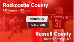 Matchup: Rockcastle County vs. Russell County  2016
