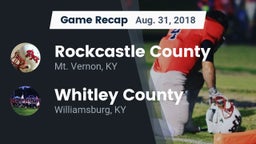 Recap: Rockcastle County  vs. Whitley County  2018