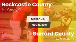 Matchup: Rockcastle County vs. Garrard County  2018