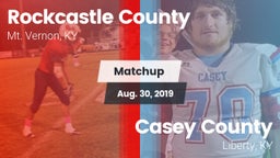 Matchup: Rockcastle County vs. Casey County  2019