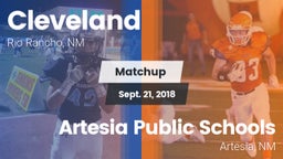 Matchup: Cleveland vs. Artesia Public Schools 2018