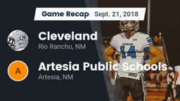 Recap: Cleveland  vs. Artesia Public Schools 2018