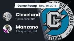 Recap: Cleveland  vs. Manzano  2018
