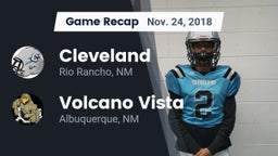 Recap: Cleveland  vs. Volcano Vista  2018