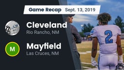 Recap: Cleveland  vs. Mayfield  2019