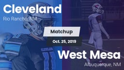 Matchup: Cleveland vs. West Mesa  2019