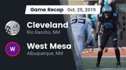 Recap: Cleveland  vs. West Mesa  2019