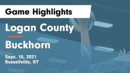 Logan County  vs Buckhorn  Game Highlights - Sept. 10, 2021