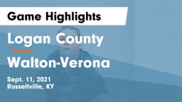Logan County  vs Walton-Verona  Game Highlights - Sept. 11, 2021