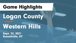Logan County  vs Western Hills  Game Highlights - Sept. 24, 2021