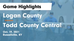 Logan County  vs Todd County Central  Game Highlights - Oct. 19, 2021