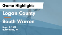 Logan County  vs South Warren  Game Highlights - Sept. 8, 2022